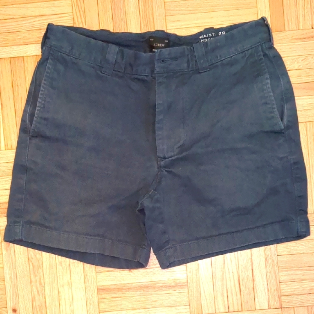 JCrew 5in Navy Chino Shorts